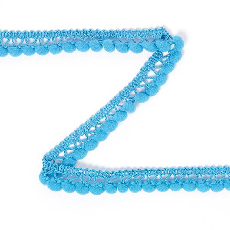 Pomponbort [10 mm] - turkis,  image number 1