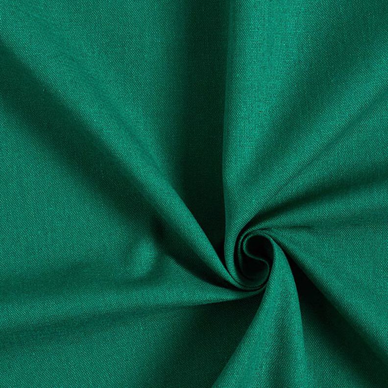 Viskose-hør-miks Ensfarvet – grøn,  image number 1