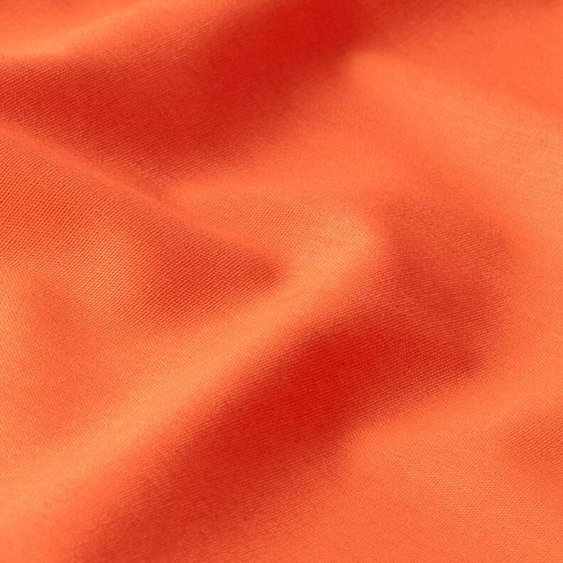 Bomuldspoplin Ensfarvet – orange,  image number 2
