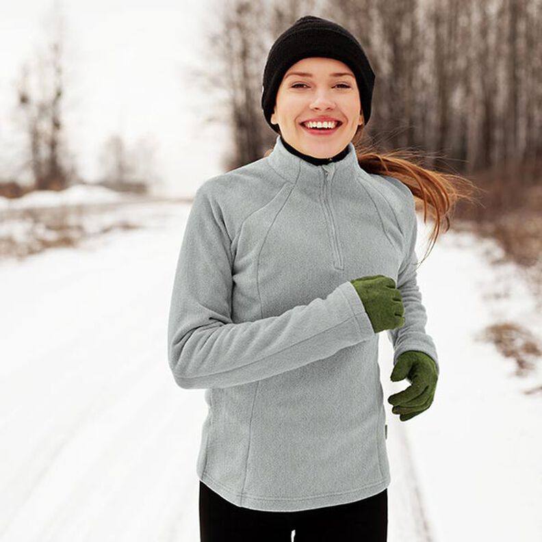 Antipilling fleece – lysegrå,  image number 6