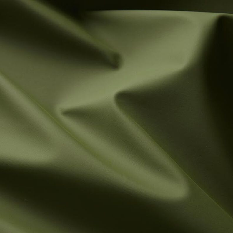 Stof til regnjakker ensfarvet – olivengrøn,  image number 3