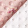 Hyggefleece prægede prikker og regnbuer – rosa,  thumbnail number 3