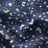 GOTS Musselin/Dobbelt-Crincle stof kulørte prikker Digitaltryk| by Poppy – marineblå,  thumbnail number 2