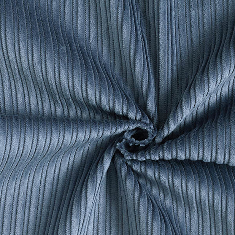fancy fløjl bred og smal – jeansblå,  image number 1