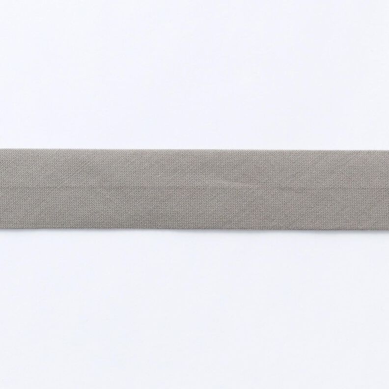 Skråbånd Bio-bomuld [20 mm] – grå,  image number 1