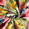 Dekorationsfløjl Vintage blomster – grøn/gammelrosa,  thumbnail number 5