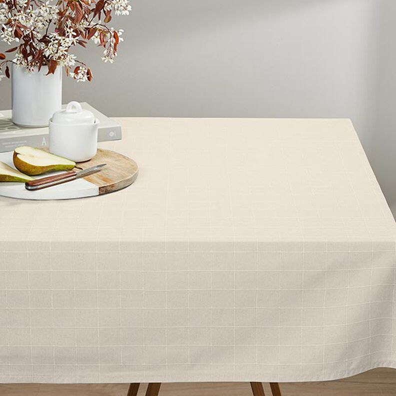 Dekorationsstof gitter-tern genanvendt – natur,  image number 7