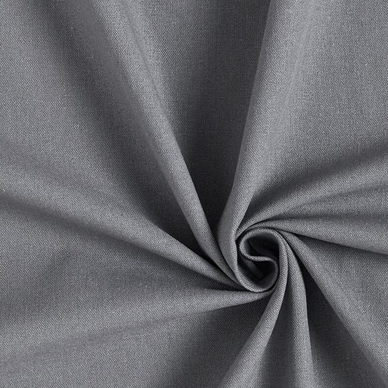 Viskose-hør-miks Ensfarvet – grå,  image number 1
