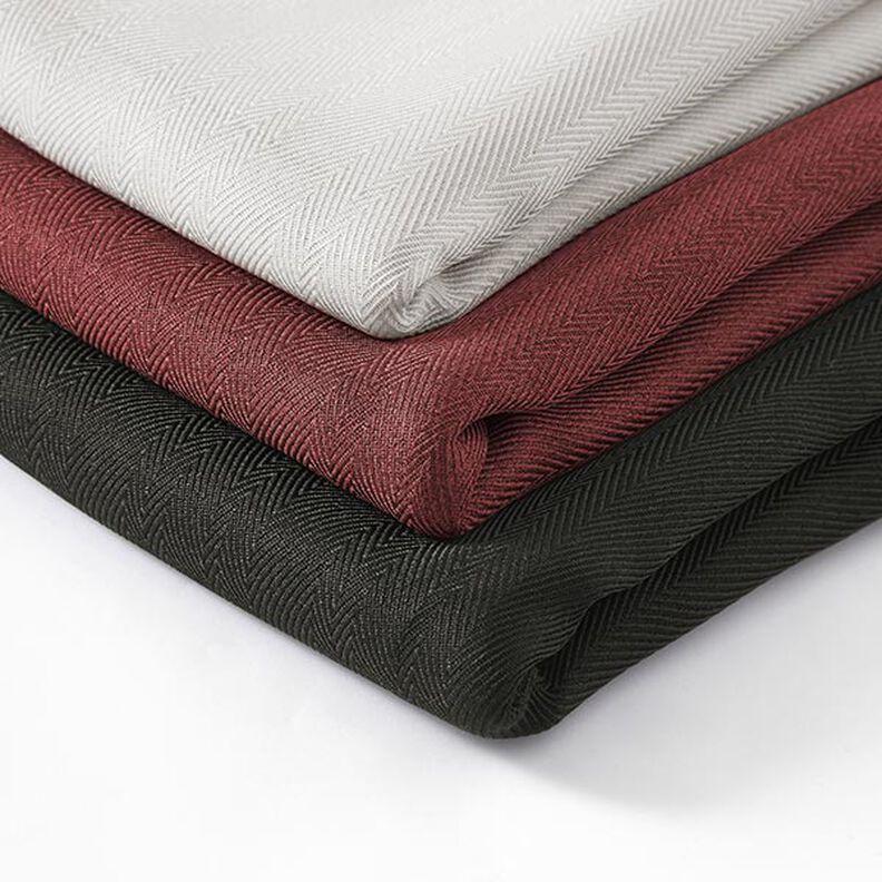 Mørklægningsstof Sildeben – hvid,  image number 5