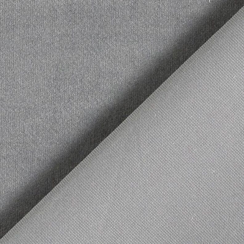 Stretch-fløjl Fincord ensfarvet – grå,  image number 3
