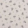 Bomuldsstof Cretonne sød pandabjørn – natur,  thumbnail number 1