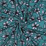 Romanit jersey Blomster &ndash; petrol/syren,  thumbnail number 3