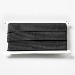 Glat gummibånd [3 m | 25 mm] – sort, 