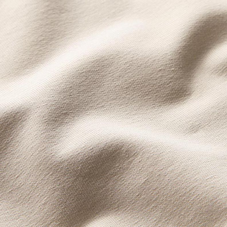 Let French Terry ensfarvet &ndash; natur,  image number 3