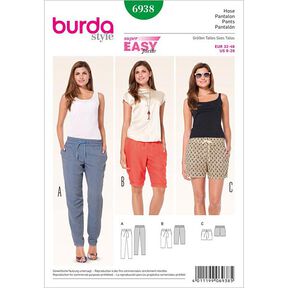 Bukser / Bermudashorts / Shorts, Burda 6938, 