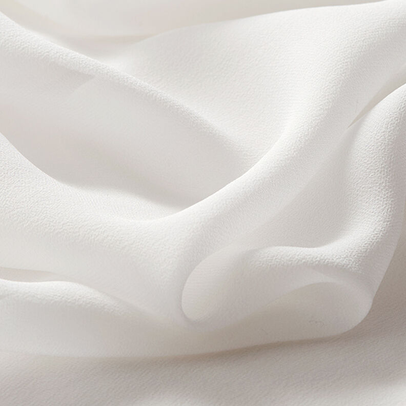 Silkechiffon – hvid,  image number 5