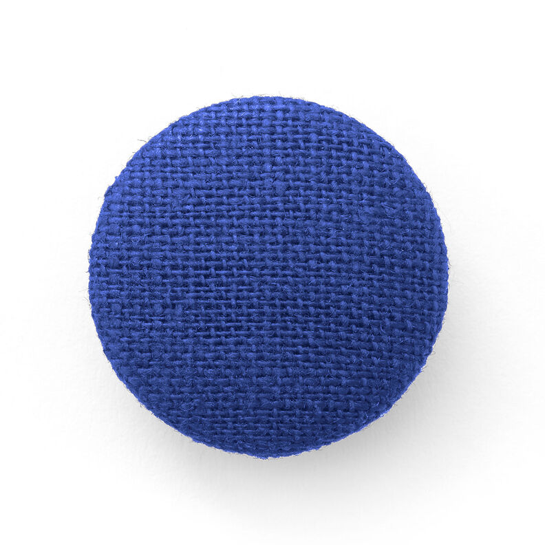 Betrukket knap, Lærred medium – kongeblå,  image number 1