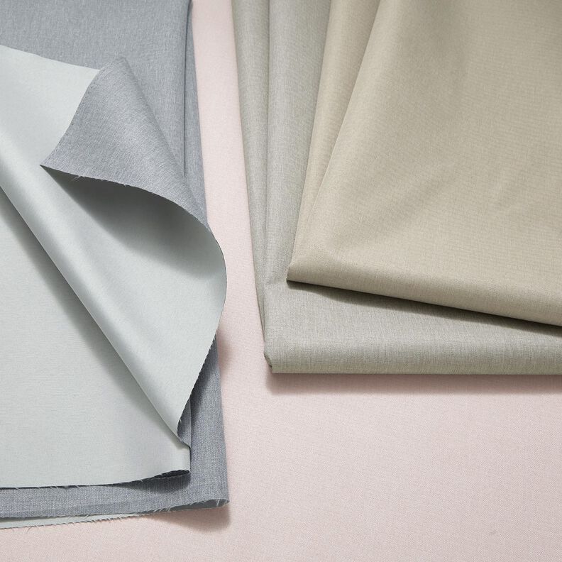 Mørklægningsstof Blackout fint sildebensmønster – silkegrå,  image number 4