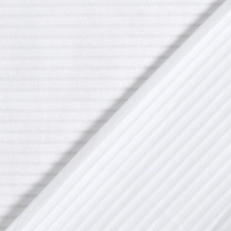 Rib-jersey Ensfarvet – hvid,  image number 4