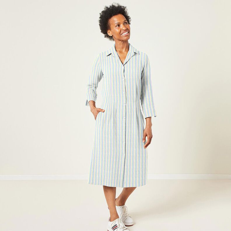 Bæk og bølge Bomuld stribet-mix – hvid,  image number 6