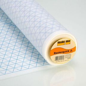 Rasterquick trekant | Vlieseline – hvid, 