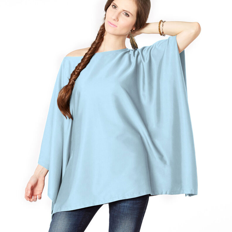 Mikrofiber satin – himmelblå,  image number 7