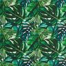 Dekorationsstof Halvpanama Palmeblade – grøn,  thumbnail number 1