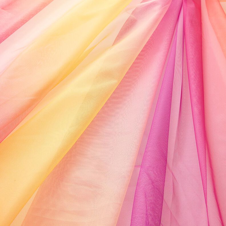 Softmesh Regnbue-forløb – pastelviolet/ferskenorange,  image number 8