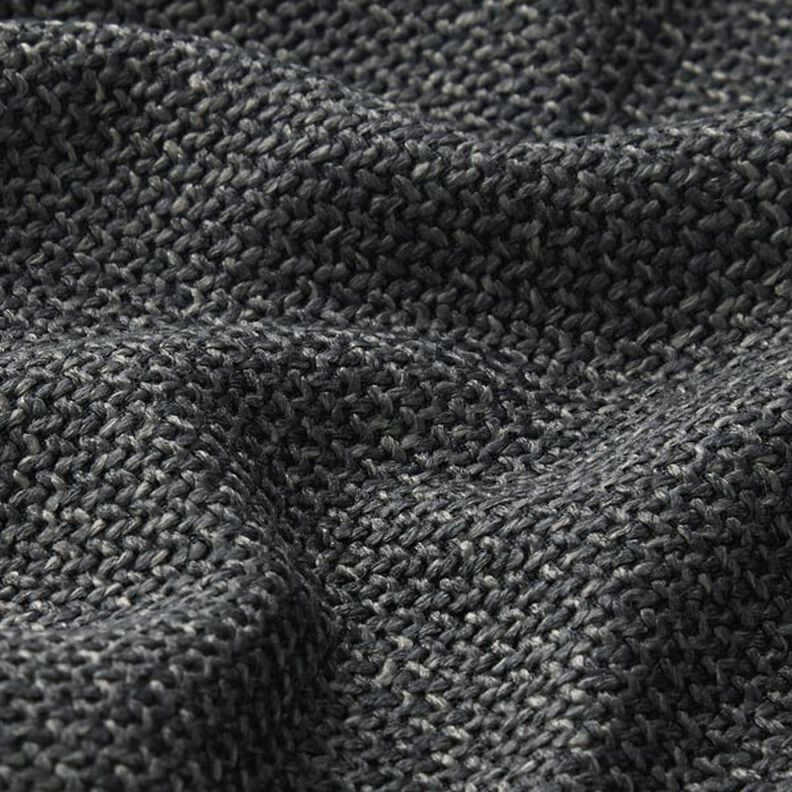 Polsterstof grov kryds twill Bjorn – antracit,  image number 2