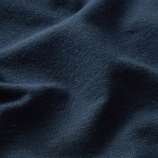 Jersey bomulds-hør-miks ensfarvet – marineblå, 