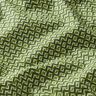 Bomuldsstof Cretonne Etno-zigzag – grøn,  thumbnail number 2