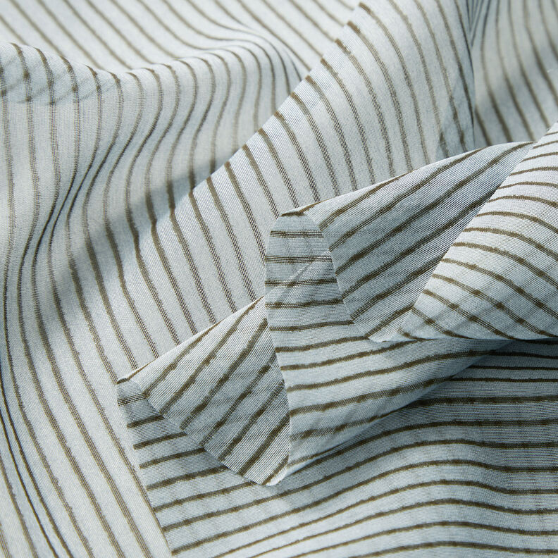Silkechiffon smalle striber – lyseblå/mørkegrå,  image number 3