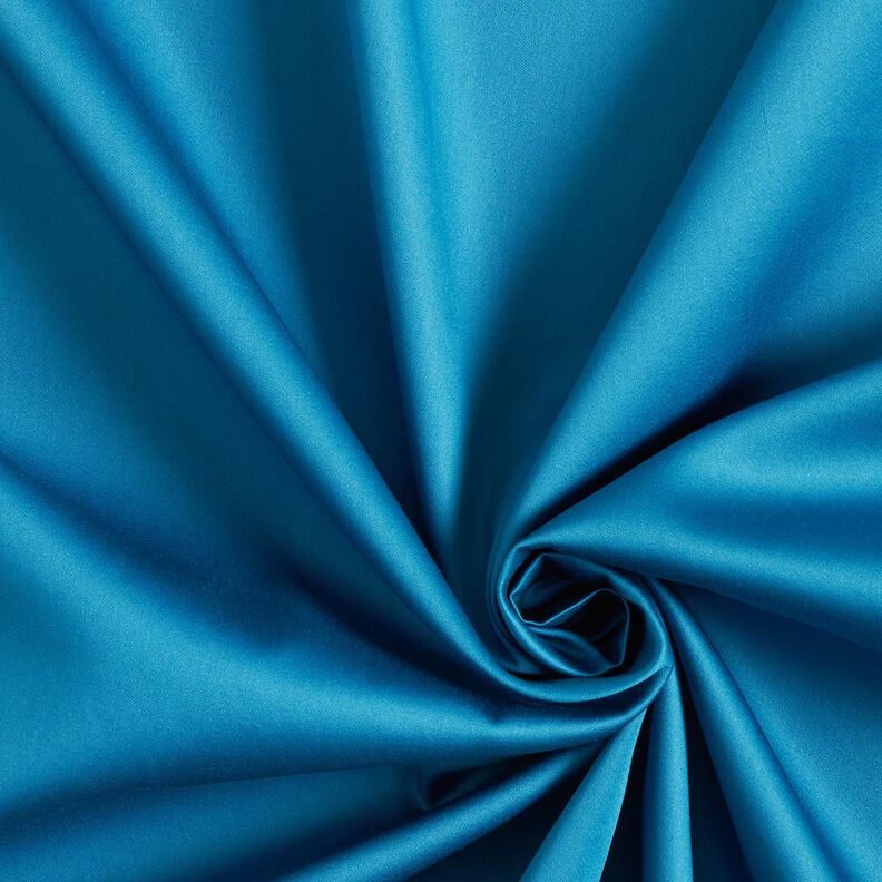 Bomuldssatin Ensfarvet – let benzin | Reststykke 80cm,  image number 1