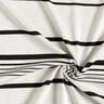 strikjacquard uregelmæssige striber – uldhvid/sort,  thumbnail number 4