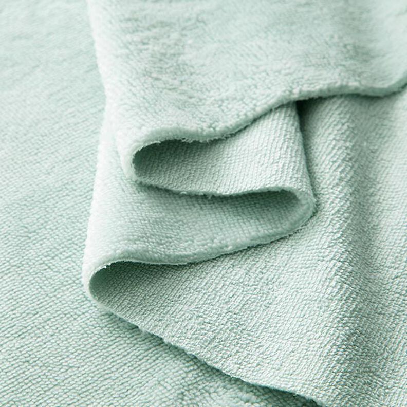 Hyggefrotte Bambus Ensfarvet – aquablå,  image number 2