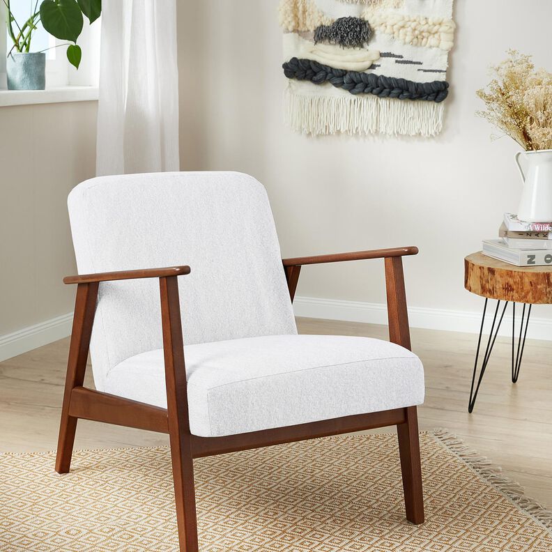 Polsterstof fåreskindslook – hvid,  image number 6