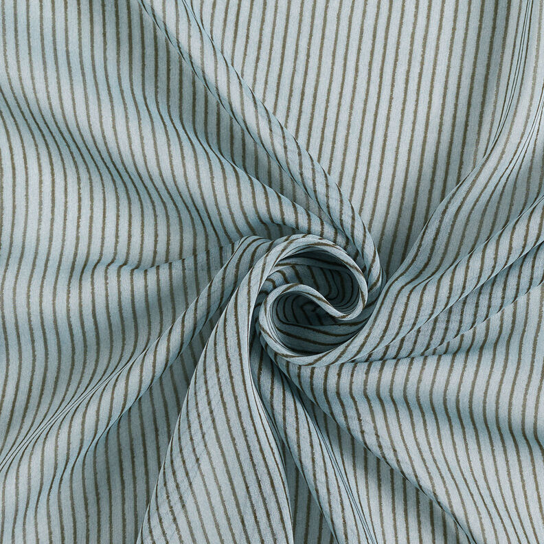 Silkechiffon smalle striber – lyseblå/mørkegrå,  image number 4