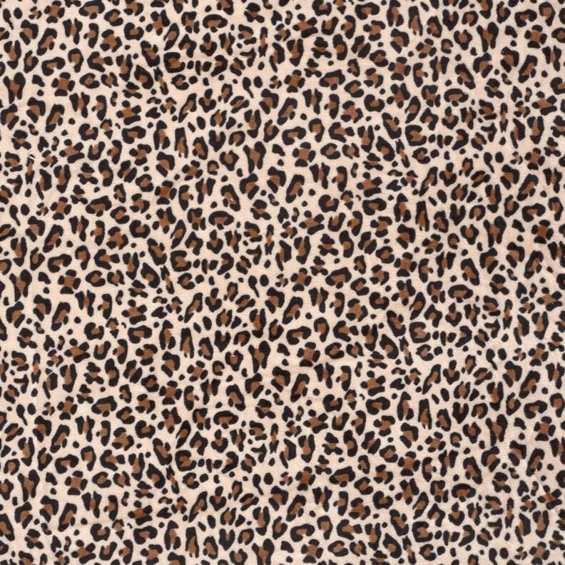 Nicki stof leopardprint – beige/brun,  image number 1