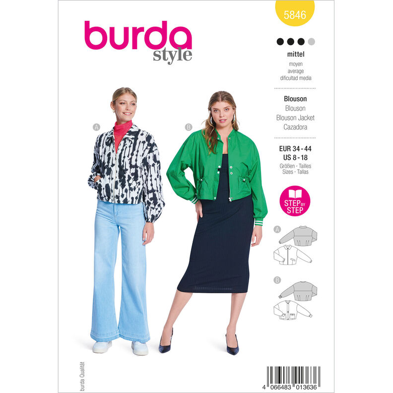 Bluse | Burda 5846 | 34-44,  image number 1
