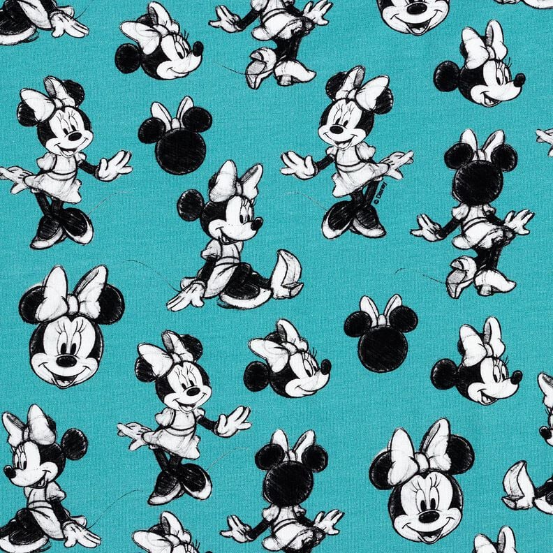 Bomuldsjersey Minnie Mouse | Disney – lyseblå,  image number 1