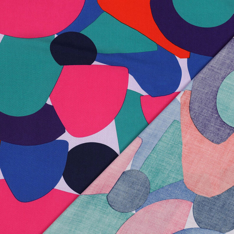 LENZING™ ECOVERO™ viskosestof  Rockpool | Nerida Hansen – lavendel/petrol,  image number 4