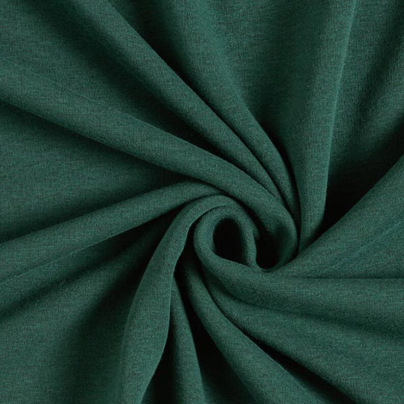 Alpefleece Hyggesweat Ensfarvet – mørkegrøn,  image number 1