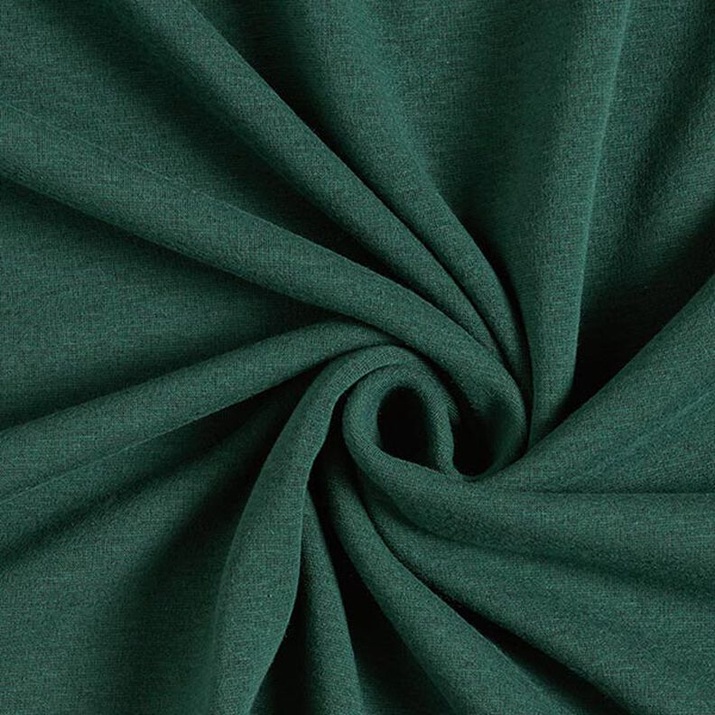 Alpefleece Hyggesweat Ensfarvet – mørkegrøn,  image number 1