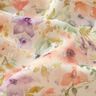 Viskosestof Dobby akvarel-blomsterhav digitalt print – elfenben/lavendel,  thumbnail number 2