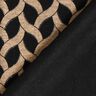 Viskosejersey Glitter-fletmønster – sort/apricot,  thumbnail number 4