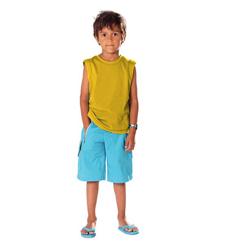 Viskose Jersey Let – karrygul,  image number 11