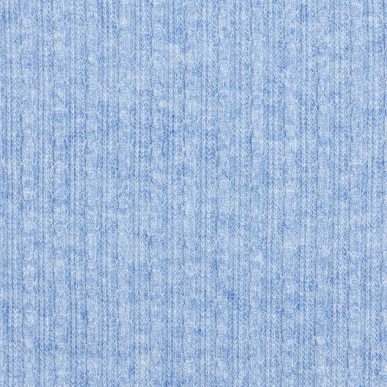 Strikstof fletmønster melange – lys jeans-blå,  image number 1