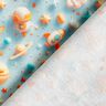Bomuldspoplin univers Digitaltryk – lyseblå,  thumbnail number 4