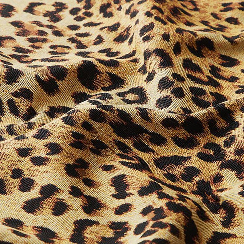 Jacquard gobelin Leopard – beige,  image number 2