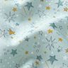 Bomuldspoplin stjernehimmel – babyblue,  thumbnail number 2